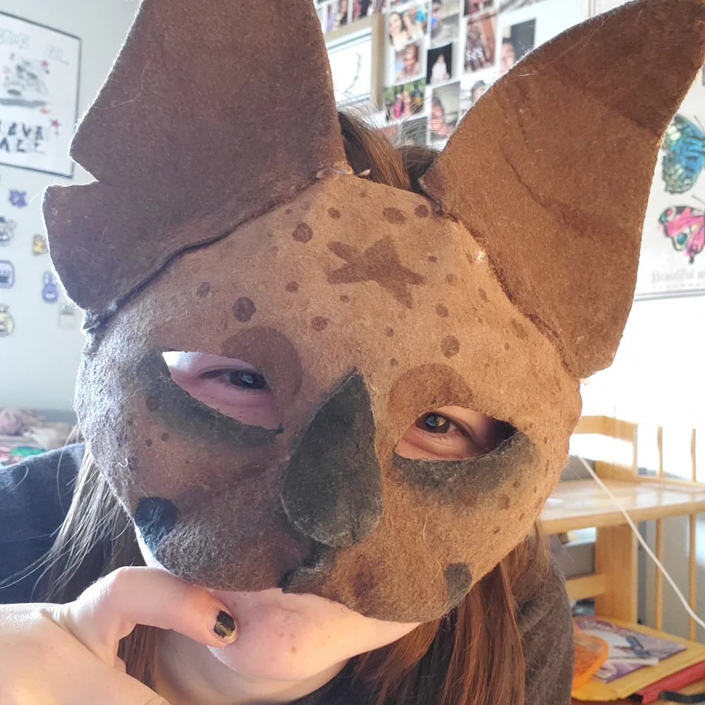 Brown Bat Therian Mask